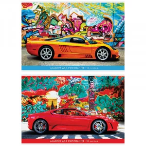 Альбом для рисования 16л А4 на скрепке ArtSpace Техника Street style 280703