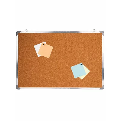 Доска пробковая 45х60 (Д-4043) с подвесом, алюминиевая рама Д-4043