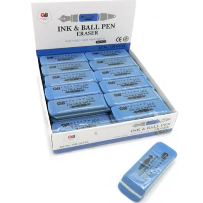 Ластик GREENWILL CZ-133 "Для чернил" синий 55*18*7мм прямоугольный скошенный, HR-04746 326916