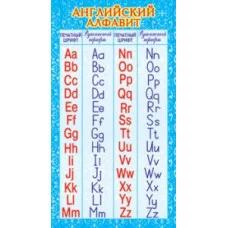 ШМ-13083 (3247) Карточка. Английский алфавит (200х107 мм), 4630076992518