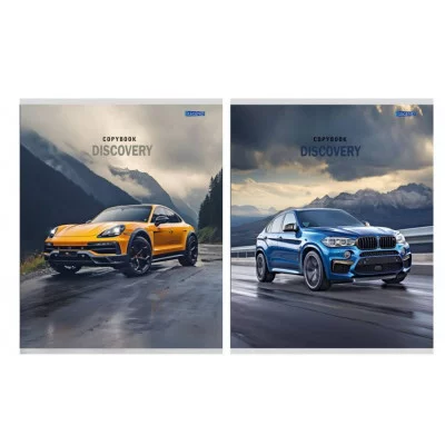 Тетрадь КЛЕТКА 48 л. ПРИРОДА И АВТО (48-3900) цвет. мелов. обл. 48-3900