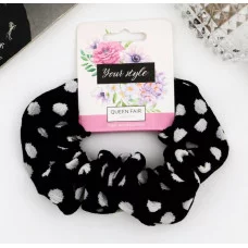 Резинка для волос "Орбита" элит крупный горох 8см микс 10105066