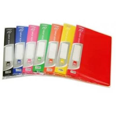 Папка на 10 карманов А5 BT-78 "Ассорти" вкладыш на корешке, MS-10А5 308078