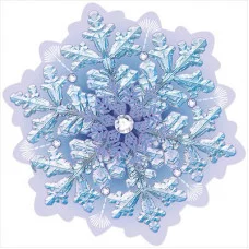 Украшение на скотче "Снежинка" 9201508