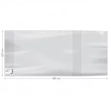 Обложка 227*455 для учебников 5-11 классов, универсальная, Greenwich Line, ПВХ 110мкм, ШК 337048