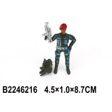 Фигурка солдат 2246216 с аксесс в пакете 615-241