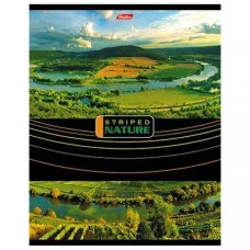 Тетрадь 96л А5ф ЛИНИЯ на скобе серия -Полосатый мир-