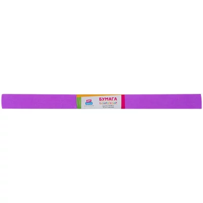 Бумага крепированная ArtSpace, 50*200см, 30г/м2, сиреневая, в рулоне 267830