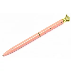 Ручка M-7363-70 шариковая с поворотным механизмом GLAMOUR, СИНЯЯ, пулевидный пиш. узел 0.7мм, м/к.