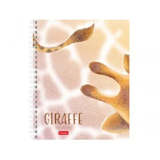 Тетрадь 48л А5ф клетка 65г/кв.м на гребне мат.ламин. 4 диз.в блоке серия -Хвостики и ушки- 080178