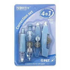 Штрих - Лента 5ммх6/8м DI-558 4 штуки "Голубое ассорти" фигурный корпус 11см, в блистере A54-B 332457