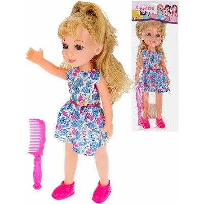 Кукла "Ася" 31,5см, в наборе расчестка, в пакете ( Арт. Y19471106)