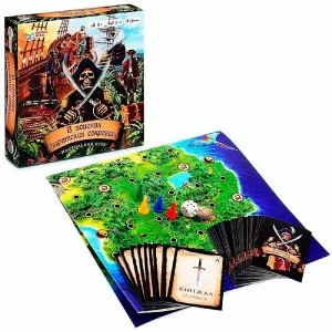 В поисках пиратских сокровищ. Игра-ходилка с карточками 4680107955302