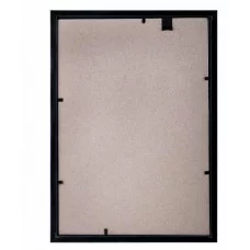 Рамка 21х30 см, пластик, багет 12 мм, BRAUBERG "HIT2", черная, стекло, 390947