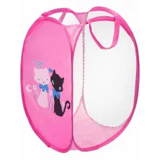 Контейнер для хранения "Котики" (27х27х50см) розовый  КДИ-2717