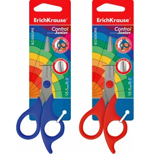 Ножницы ErichKrause Junior Control, 15.5см, ассорти  35144