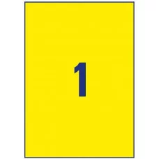 Бумага IQ Color intensive А4 1 лист, 160г/м2, ярко-жёлтый Mondi 089288