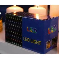 Гирлянда Сетка 3х2м прозр. нить 192 белые лампы 8 реж. Для использования в доме НУ-3637