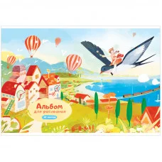 Альбом для рисования 12л А4 на скрепке ArtSpace Путешествия Wonderful story 311548