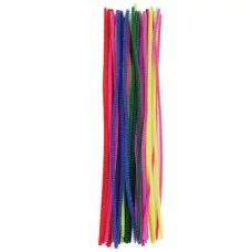 Проволока синельная для творчества "Пушистая", 6 цв., 30 шт., 0,3х30 см, ОСТРОВ СОКРОВИЩ, 661520