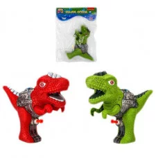Водный пистолет Bondibon Наше Лето динозавр, РАС 17,5х14,5х5 см, 2 вида, красный зелёный ВВ5414 4\1957
