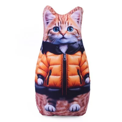 Игрушка антистресс "Кот в желтой курточке" 30см. МТ30031