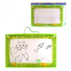 Доска детская 35х50см, маркерная с английским алфавитом + маркер 8550124885