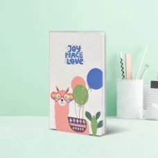 Книжка записная B6 80 л. кл. ALPACA STORY обл. ПВХ глиттер 190844