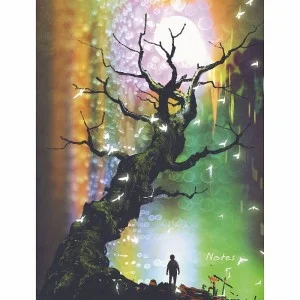 Книга для записей А6 (110х145) 64л 7БЦ  клетка Fantasy КЗФ6643814