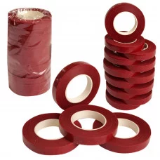 Флористическая лента , 1,2см*30м, в рулоне, цвет КРАСНЫЙ 315 291469