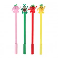 Ручка гелевая-прикол МИКС Ягоды/Фрукты   5060631