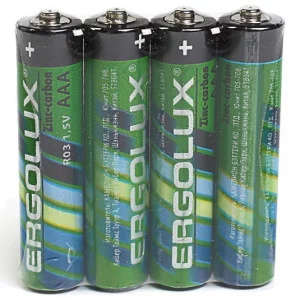 Элемент питания Ergolux R 03 SR4 (R03SR4 1,5В) 12440