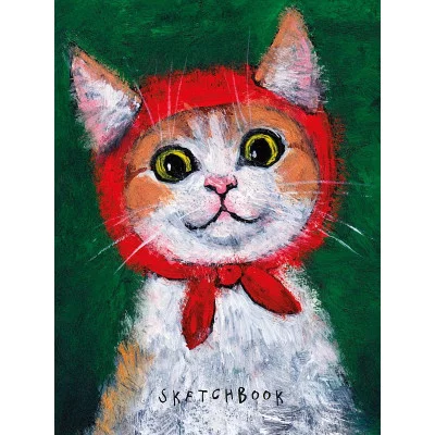 СКЕТЧБУК А5. КОТИК (выб.лак) 462-0-129-75994-6