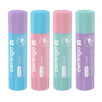 Клей-карандаш Berlingo "Haze", 08г, ПВП 1шт 360327