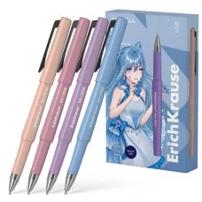Ручка шариковая ErichKrause Severe Stick Manga 0.7, Super Glide Technology, цвет чернил синий  61052