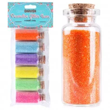 Декоративные блёстки "Неон" 6 цветов 6шт (набор) DV-11777