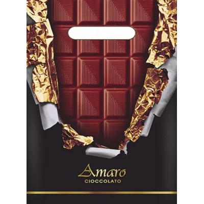 Пакет "Горький шоколад", полиэтиленовый с вырубной ручкой, 20х30 см, 30 мкм 3093912