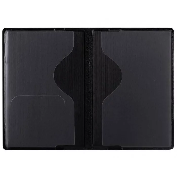 Обложка для паспорта STAFF, полиуретан под кожу, "ГЕРБ", коричневая, 237604