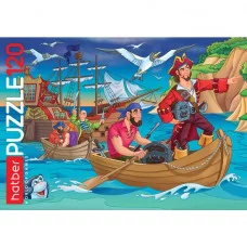 Пазл 120 эл. Пиратские приключения 19254 Hatber 732-794