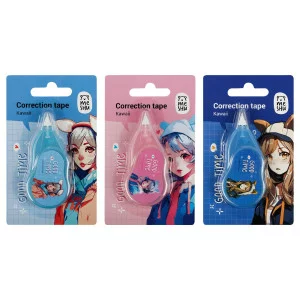 Корректирующая лента MESHU "Kawaii", 5мм*3м,ассорти 359573