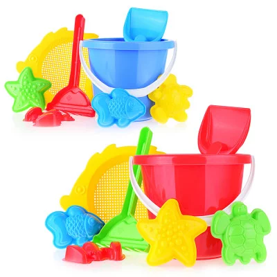 Набор "Рыбка" (ведро,сито,формы,совок,грабли) У485