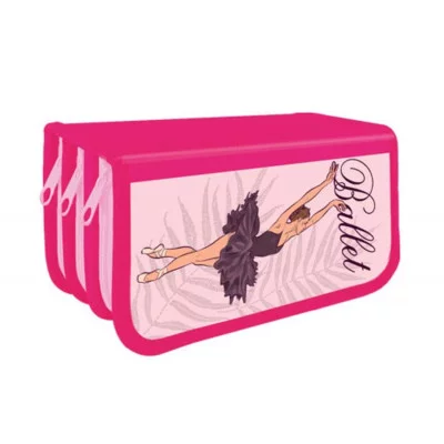 Пенал 3 отделения 190*105 ламин "Балерина" ПЧЕЛКА ПО-11 066782