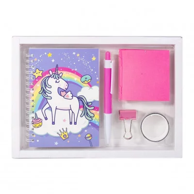 Подарочный блокнот в футляре 26,0 см * 18,0 гребень, Alingar 48 л. линия, Зайка AL10115/3