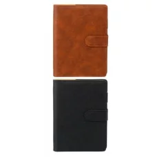 Ежедневник+калькулятор: материал-кожезаменитель, цвет-чёрный и коричневый, застёжка на кнопке МС-6444