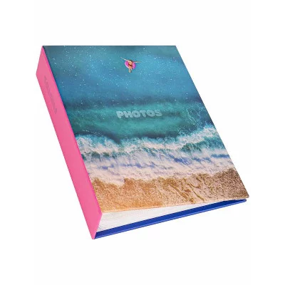 Фотоальбом на 36 фото 10*15 18 л. с фольг.тисн. 11.5 x 17.5см "Морской бриз" ФР-1249