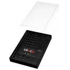 Ежедневник A5, 136л. недатир. CROCO STYLE - ЧЕРНЫЙ (136-5060) кожзам 136-5060