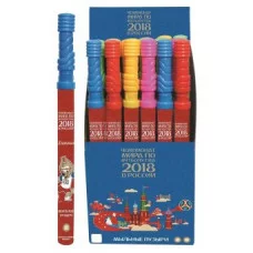 Мыльные пузыри, 120мл, в колбе с термоплёнкой, FIFA-2018, асс-те FIFA 2018 441570