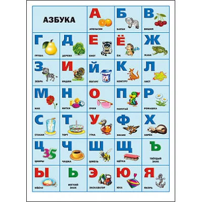 ПЛАКАТ. АЗБУКА