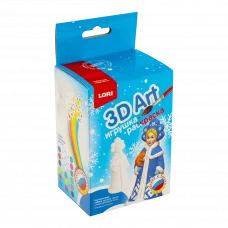 Ир-018 3D Art.Игрушка-раскраска "Снегурочка с белочкой" Ир-018