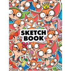 СКЕТЧБУК А5. ЧИХУА (выб.лак, красная резинка) 467-0-159-16481-4